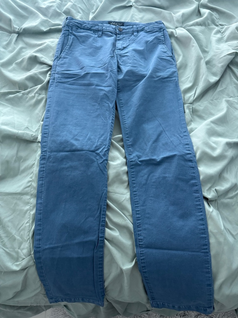 3 for $15 American Eagle Outfitters Slate Blue Chinos